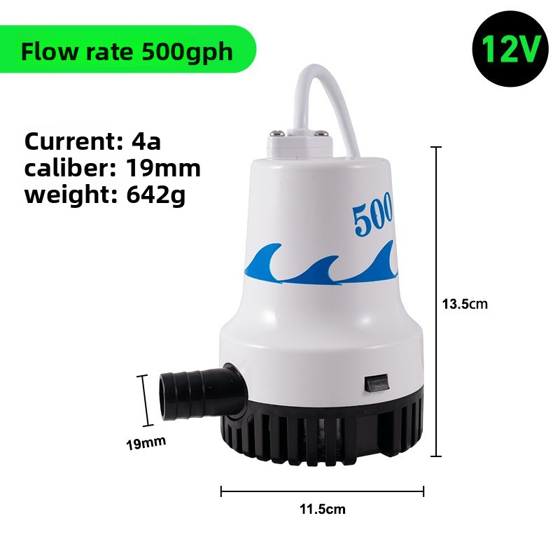 12V 24V Marine Bilge Pump, DC  – Fishing Boat Bilge Pump Bewertung und Preis