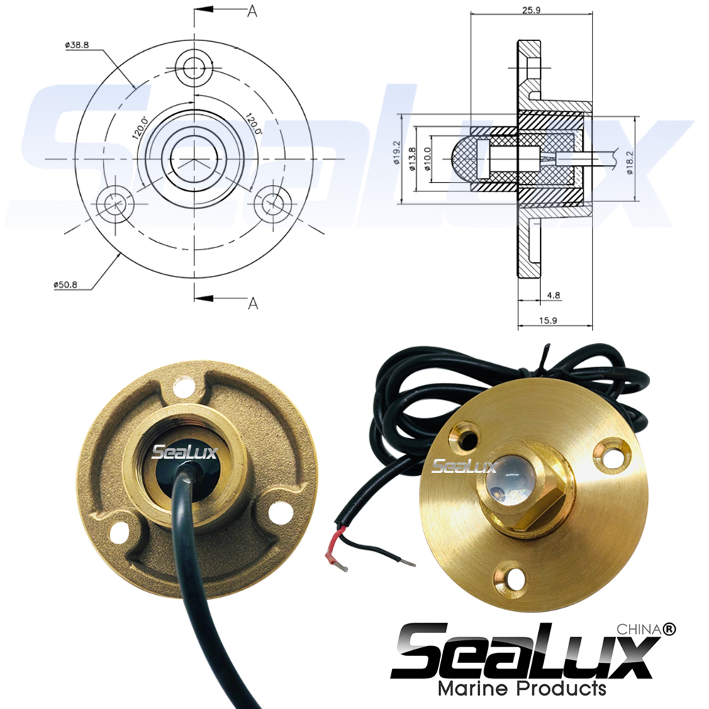 Sealux Brass drain plug LED li – Fishing Boat Navigation Light Bewertung und Preis