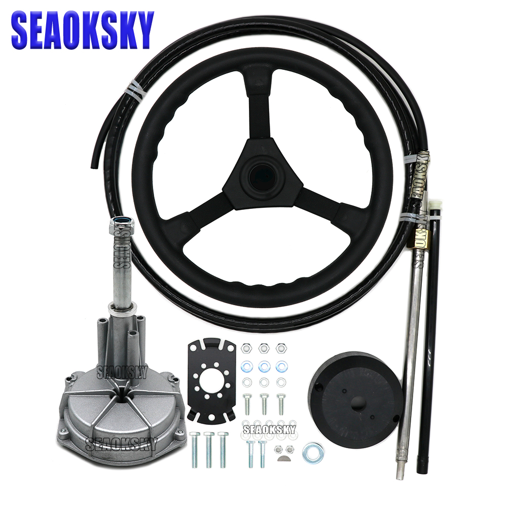 Outboard Boat Steering System  – Fishing Boat Steering Wheel Bewertung und Preis