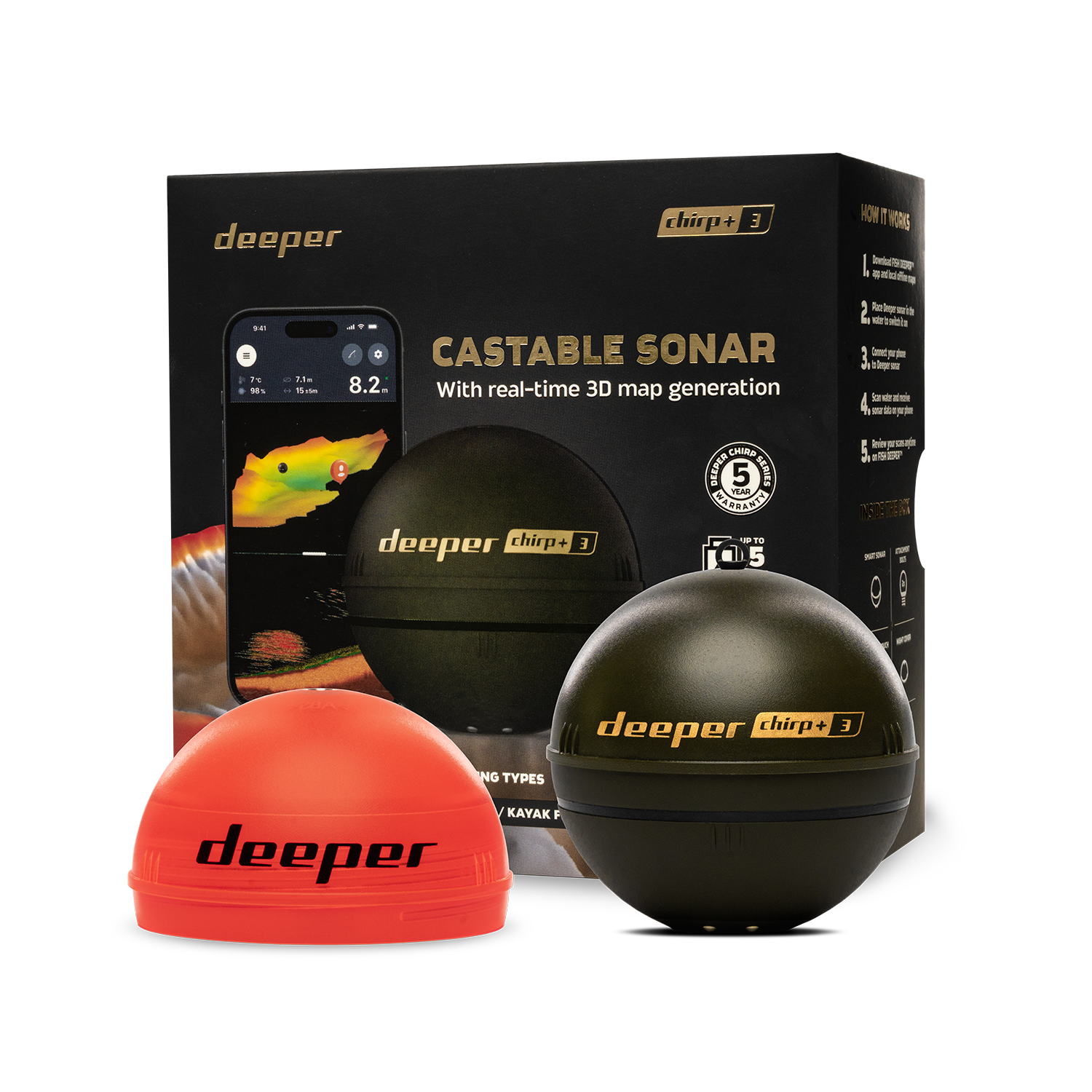 Deeper Smart Sonar Chirp+3 Fis – Fishing Boat Gps Bewertung und Preis