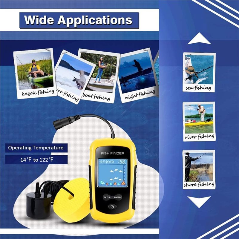 ABUE-Kayak Portable Fish Depth – Fishing Boat Depth Finder Bewertung und Preis