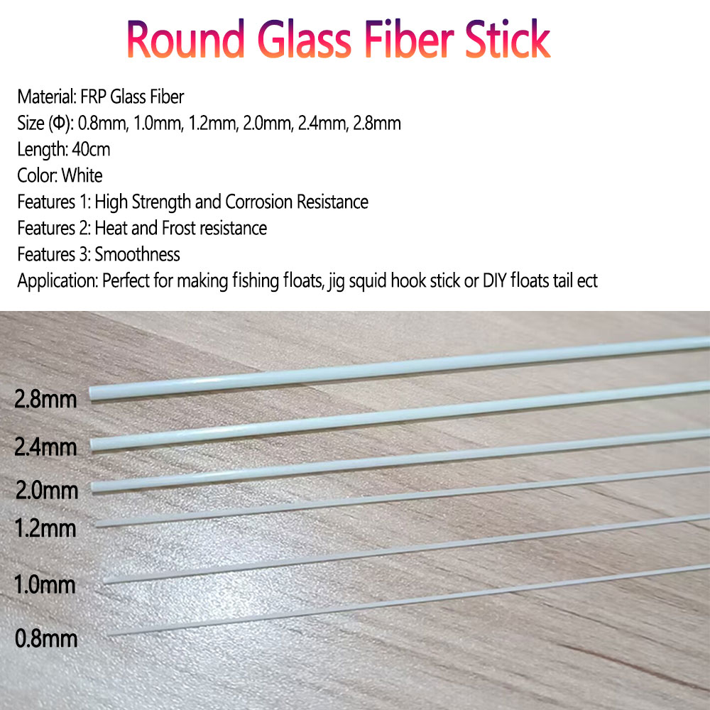 Bimoo 10/20pcs 0.8mm~2.8mm Rou – Fishing Boat Fiberglass Bewertung und Preis