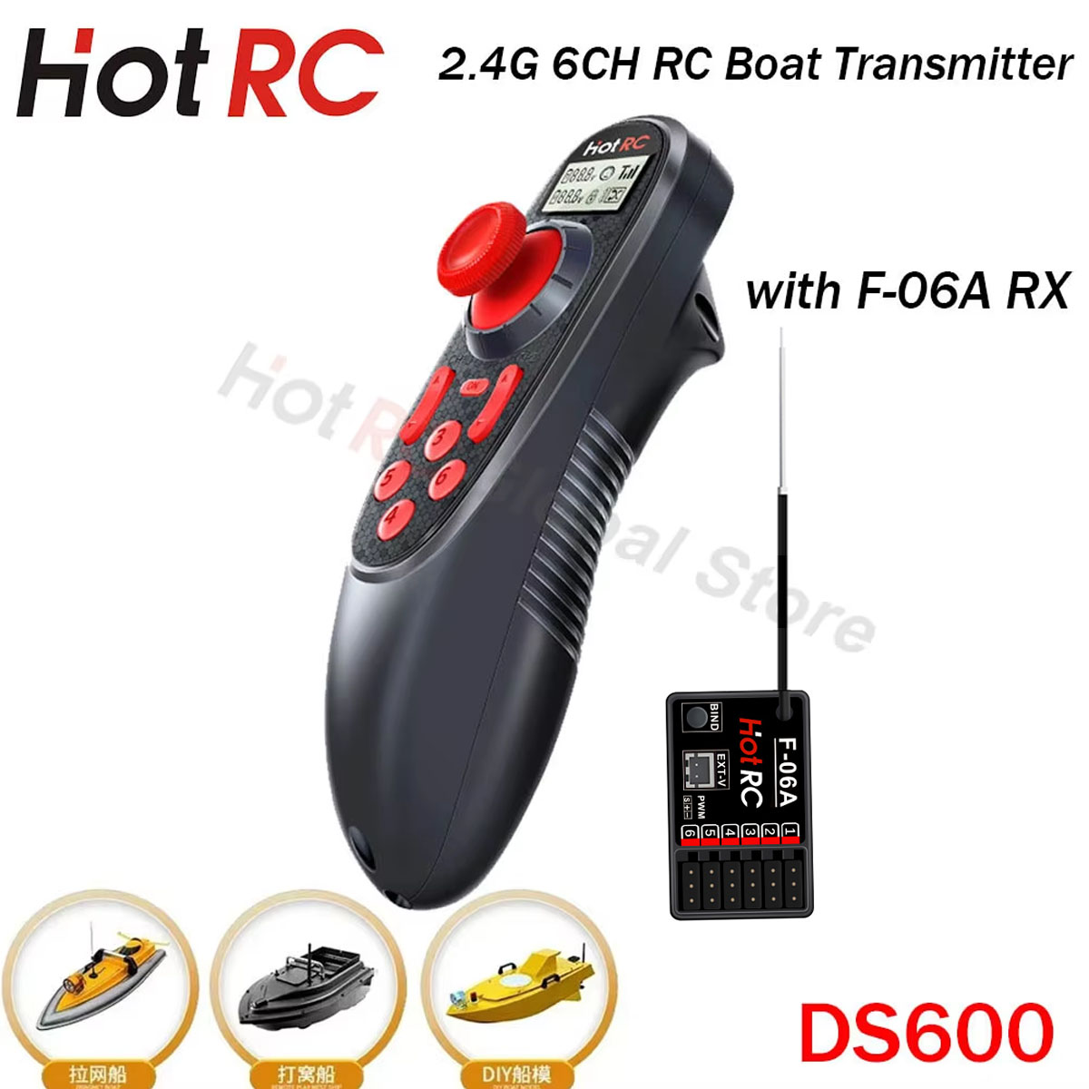 HOTRC DS600 6CH 6 Channel 2.4G – Fishing Boat Trailer Bewertung und Preis