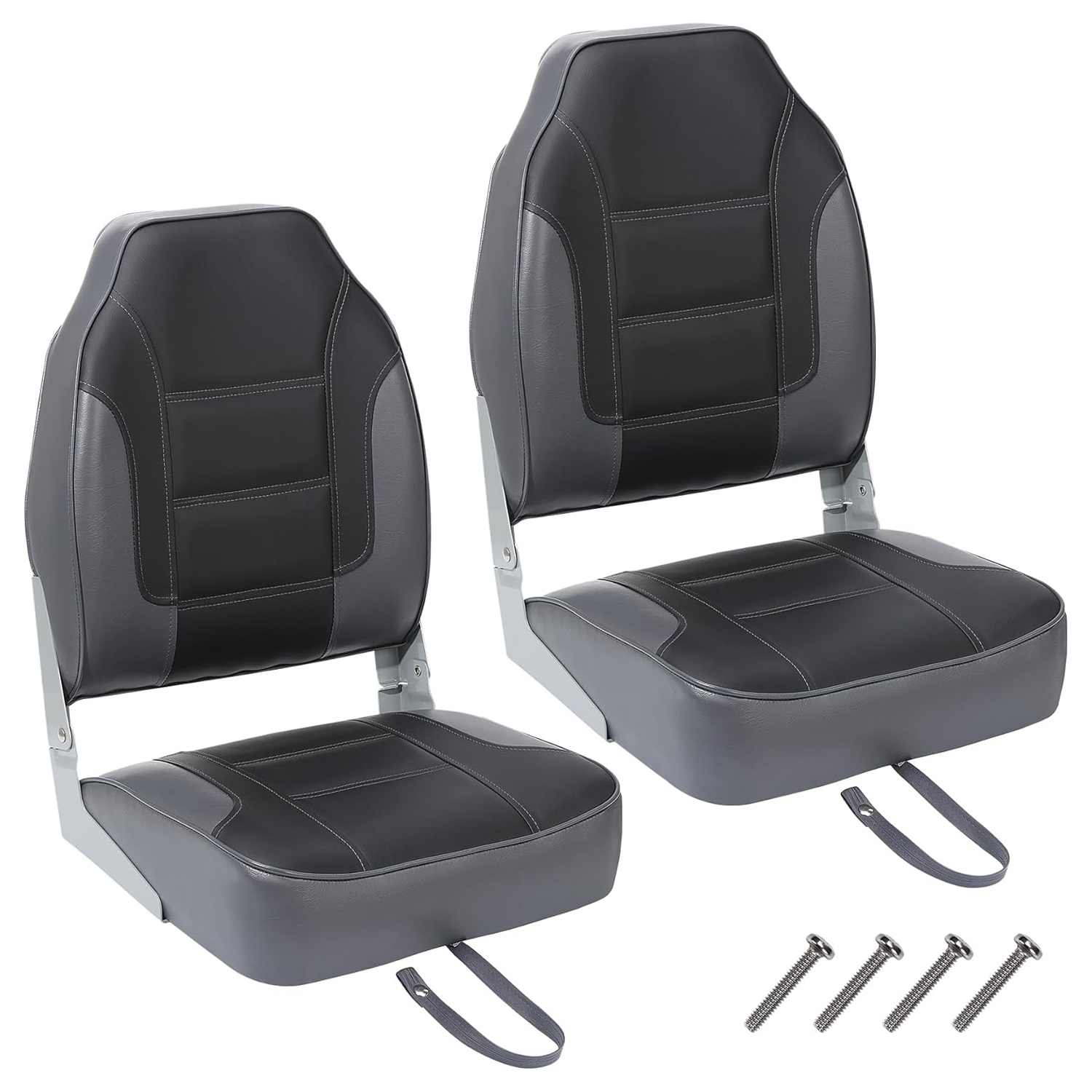 2 Pack Folding Boat Seats, Hig – Fishing Boat Seat Bewertung und Preis