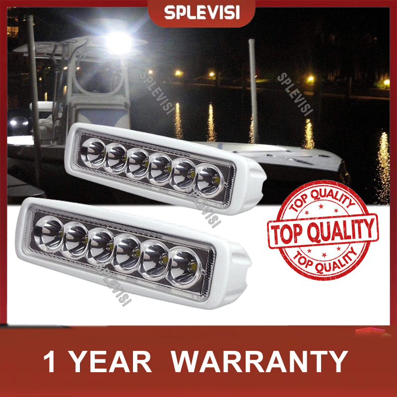 2pcs 12V 6 LED Deck Marine Spr – Fishing Boat Trailer Bewertung und Preis