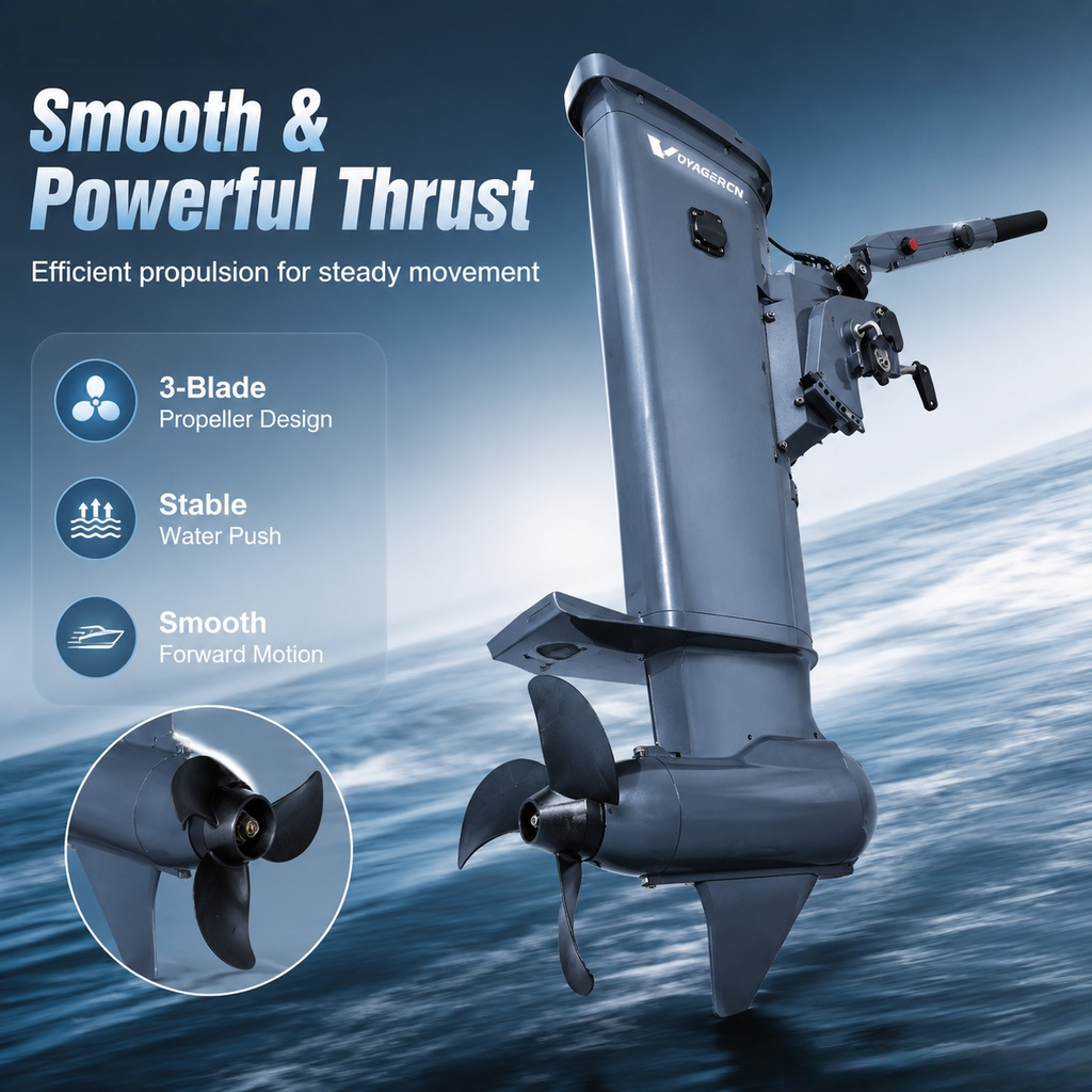 GPS Enabled 1500W 5HP 48V Elec – Fishing Boat Outboard Motor Bewertung und Preis