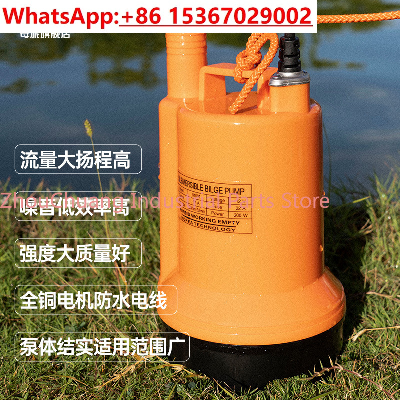 Marine bilge pump 12V24v DC su – Fishing Boat Bilge Pump Bewertung und Preis