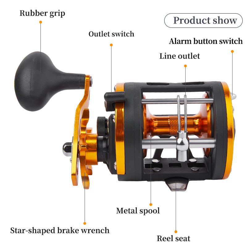 BILLINGS Trolling Drum Reel 33 – Fishing Boat Steering Wheel Bewertung und Preis