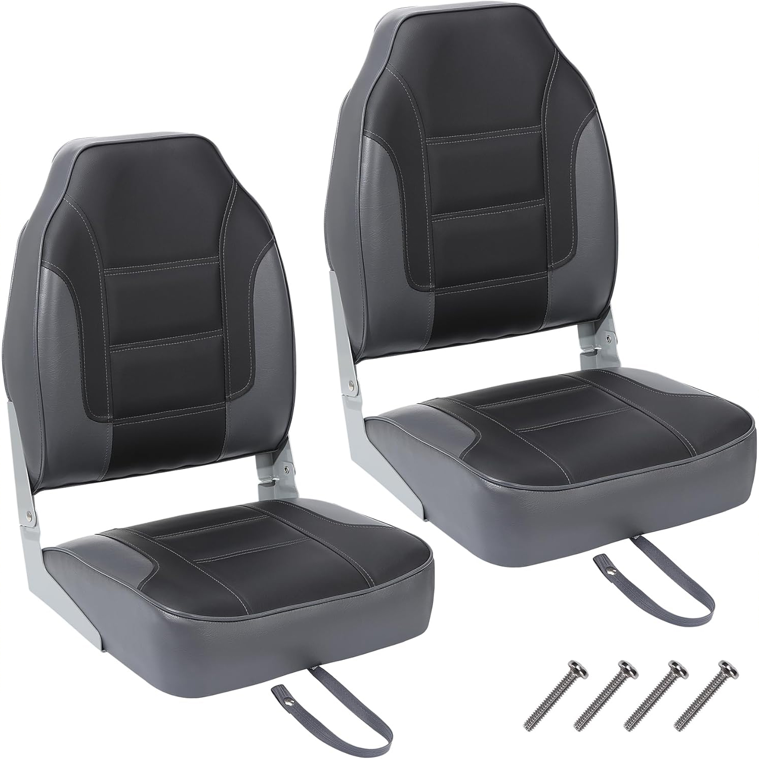 2 Pack Folding Boat Seats, Hig – Fishing Boat Seat Bewertung und Preis