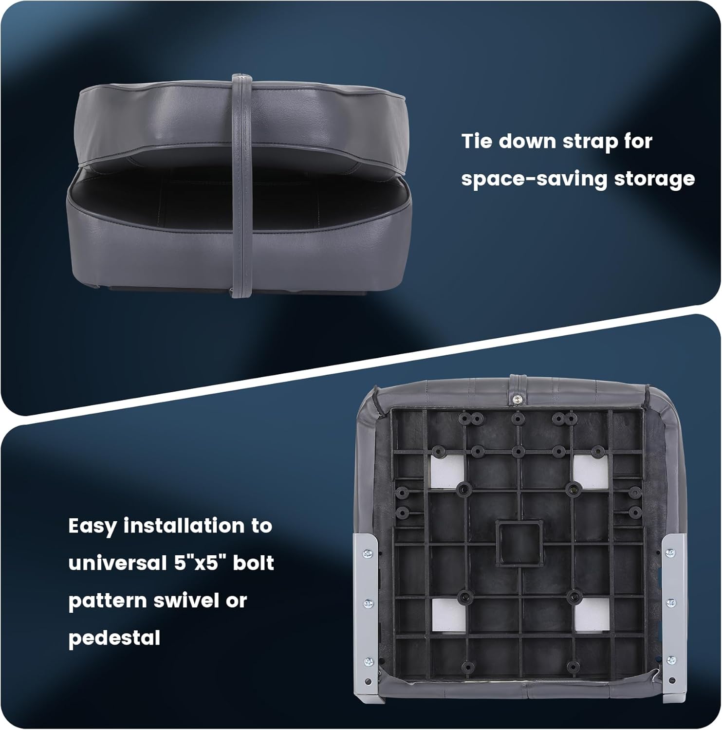 2 Pack Folding Boat Seats, Hig – Fishing Boat Seat Bewertung und Preis