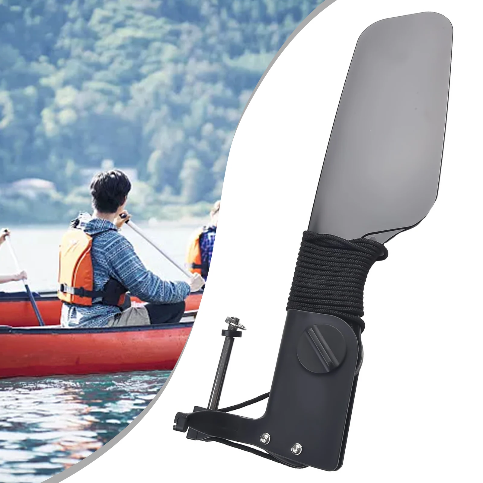 For Kayak Big Tail Rudder with – Fishing Boat Steering Wheel Bewertung und Preis