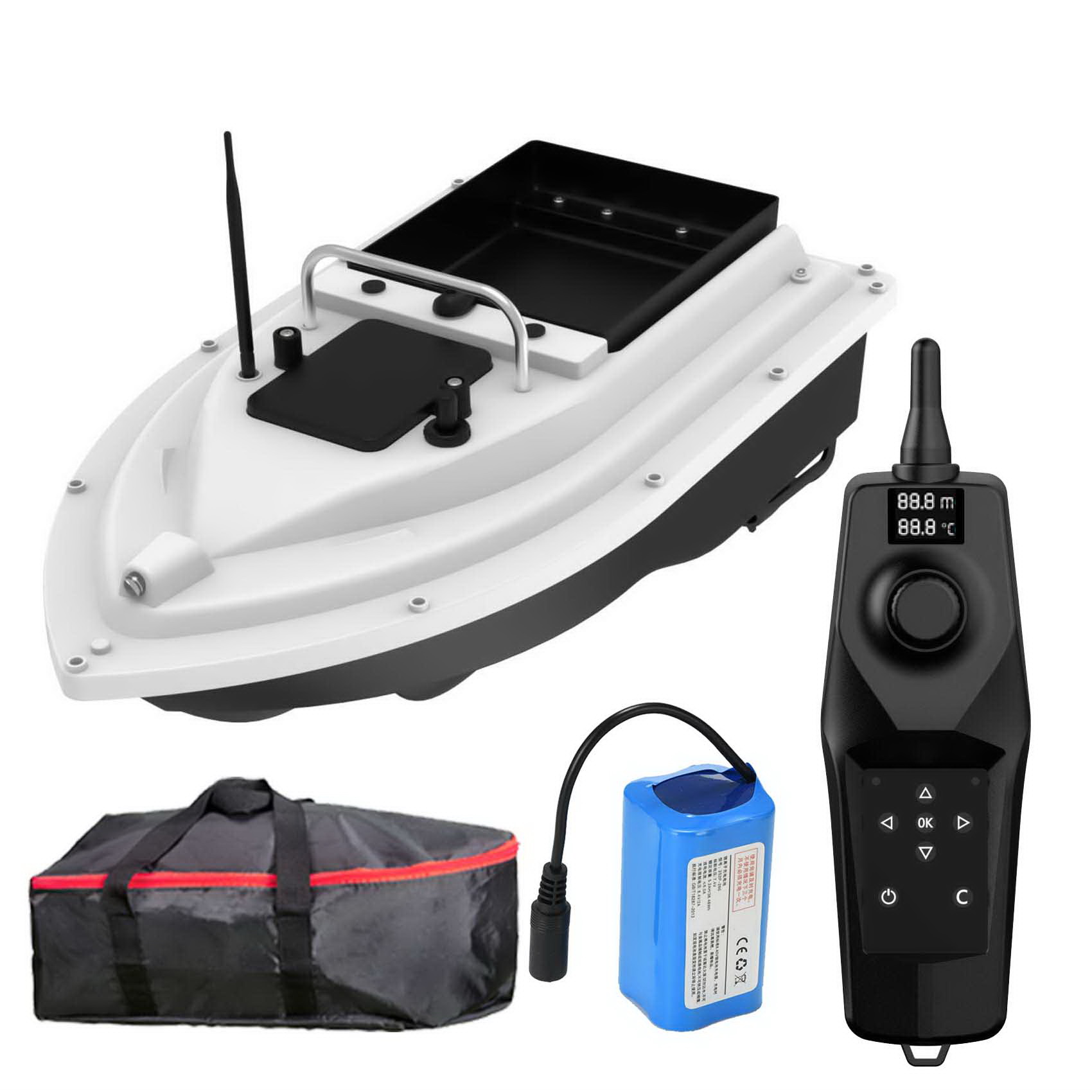 D36 RC Fishing Bait Boat with  – Fishing Boat Trailer Bewertung und Preis