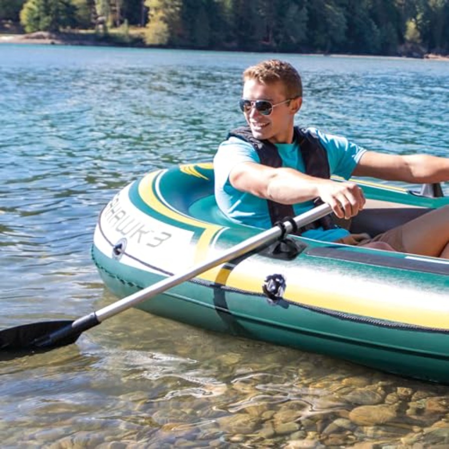 Inflatable Fishing Boat with O – Fishing Boat Oar Bewertung und Preis