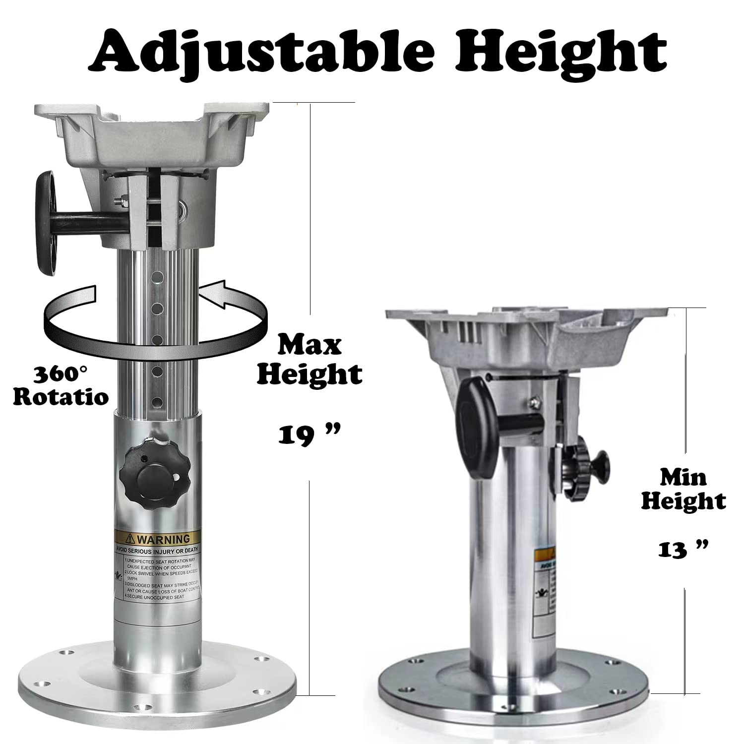 Adjustable Aluminum Boat Seat  – Fishing Boat Seat Bewertung und Preis
